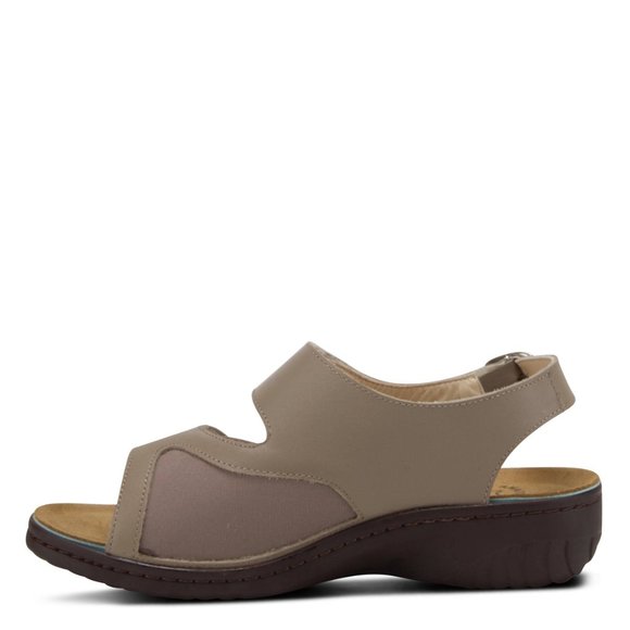 Spring Step Shoes Flexus Aksamala Slingback Sandal DARK TAUPE - Picture 2 of 7